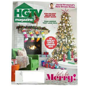 HGTV Magazine November/December 2025 Let's Be Merry Fun Holiday Decor